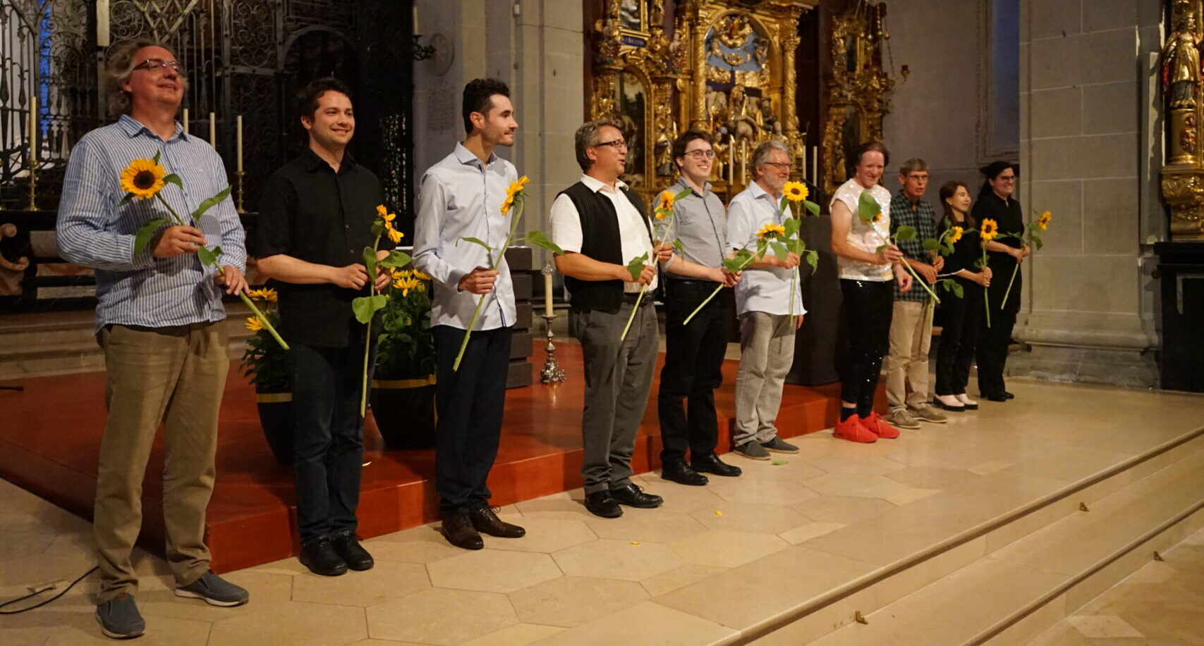 Luzerner Orgelspaziergeng 2023 | Alle neun Musizierenden